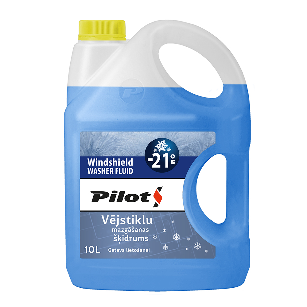 PILOTS Ziemas vējstiklu mazgāšanas šķidrums  -21°C 10L                         PILOTS