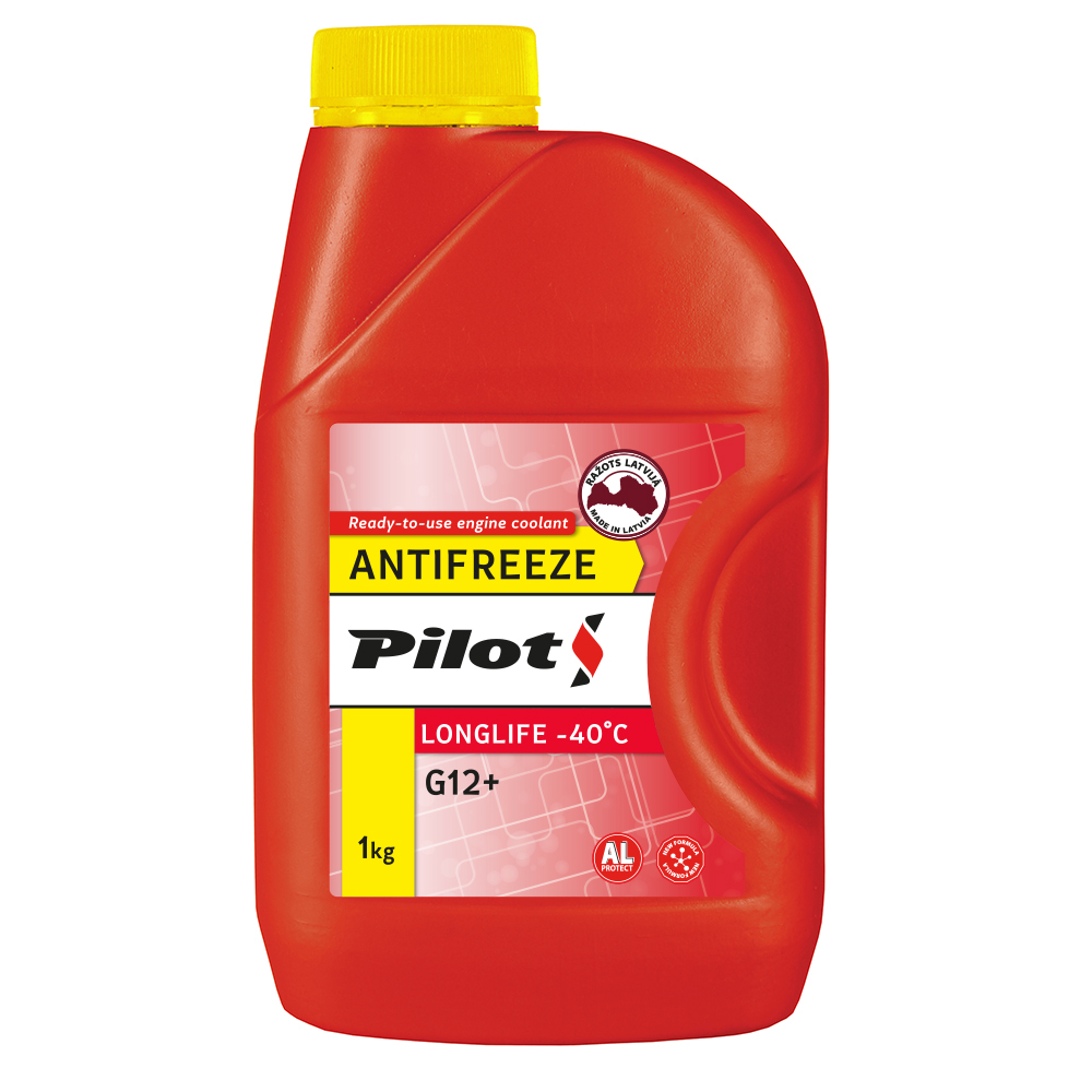 PILOTS antifrīzs LONGLIFE -40C 1kg Sarkans                         PILOTS