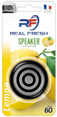 REAL FRESH SPEAKER Lemon gaisa atsvaidzinātājs 5ml.