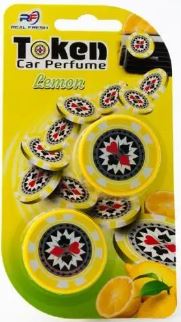 REAL FRESH TOKEN Lemon gaisa atsvaidzinātājs 2gb.