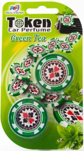 REAL FRESH TOKEN Green Tea gaisa atsvaidzinātājs 2gb.