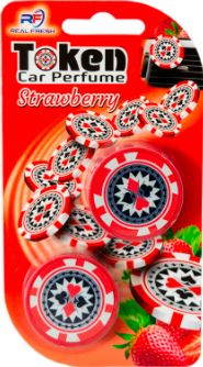 REAL FRESH TOKEN Strawberry gaisa atsvaidzinātājs 2gb.