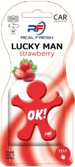 REAL FRESH Lucky Man Strawberry gaisa atsvaidzinātājs