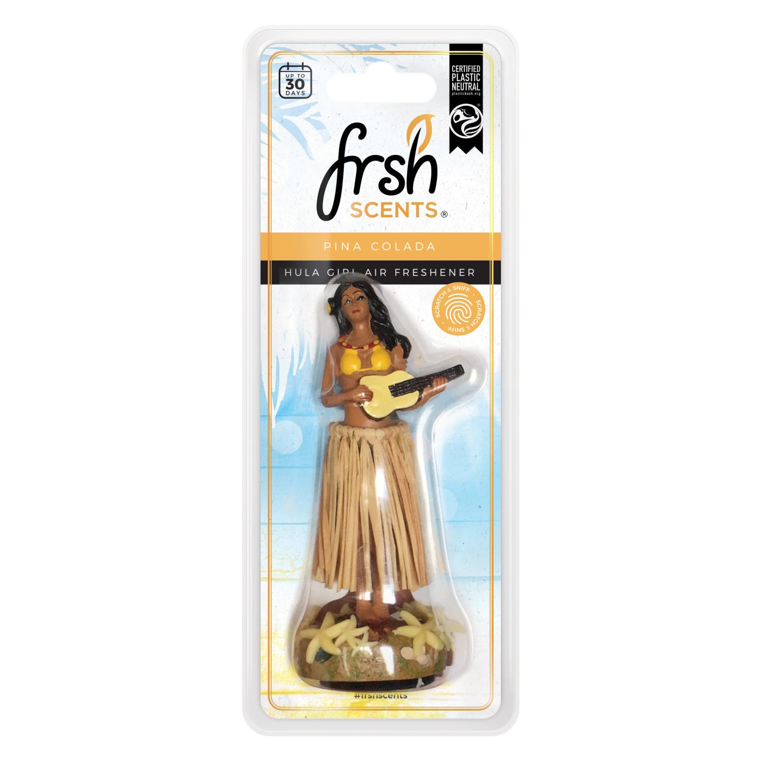 FRSH Scent Gaisa atsvaidzinātājs Pina colada dancing hula girl