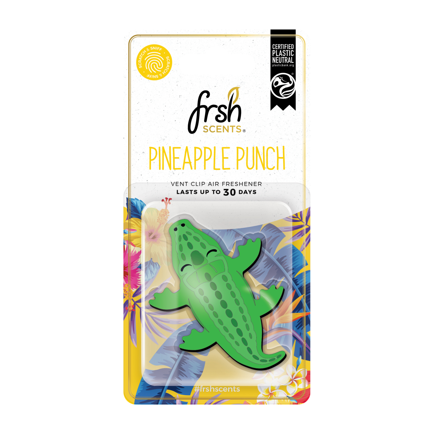 FRSH Scent Gaisa atsvaidzinātājs Crocodile Pineapple punch