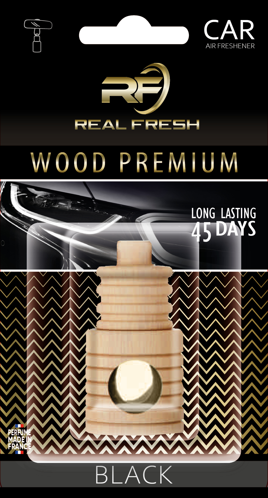 REAL FRESH Wood Premium BLACK 5ml.