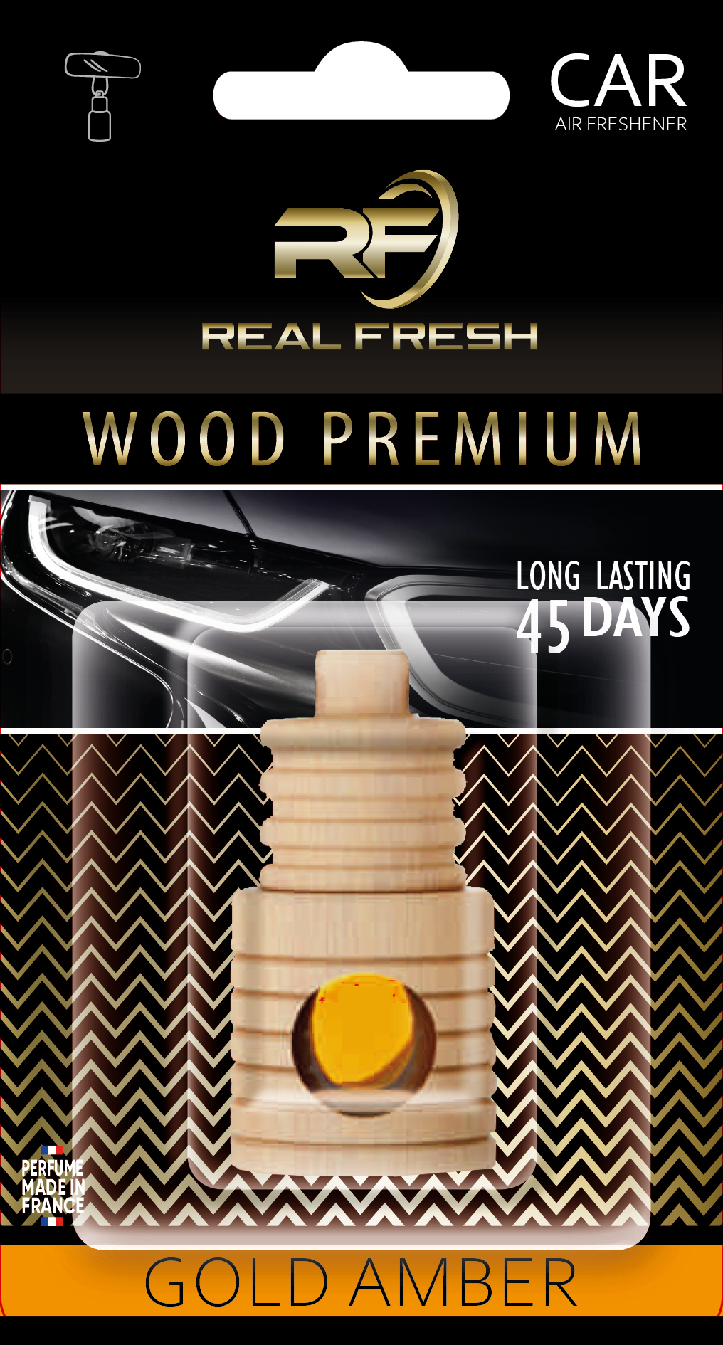 REAL FRESH Wood Premium GOLD AMBER 5ml.