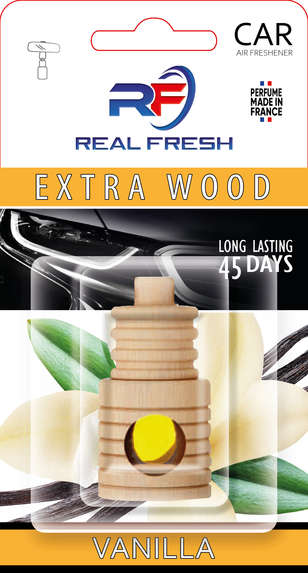REAL FRESH Extra Wood VANILLA 5ml.