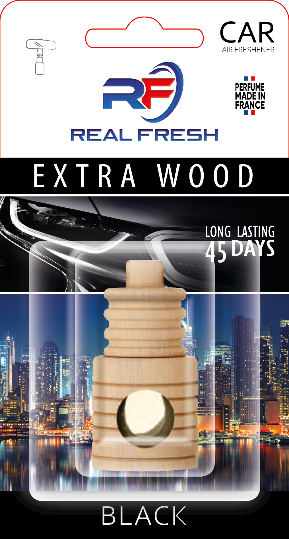 REAL FRESH Extra Wood BLACK 5ml.