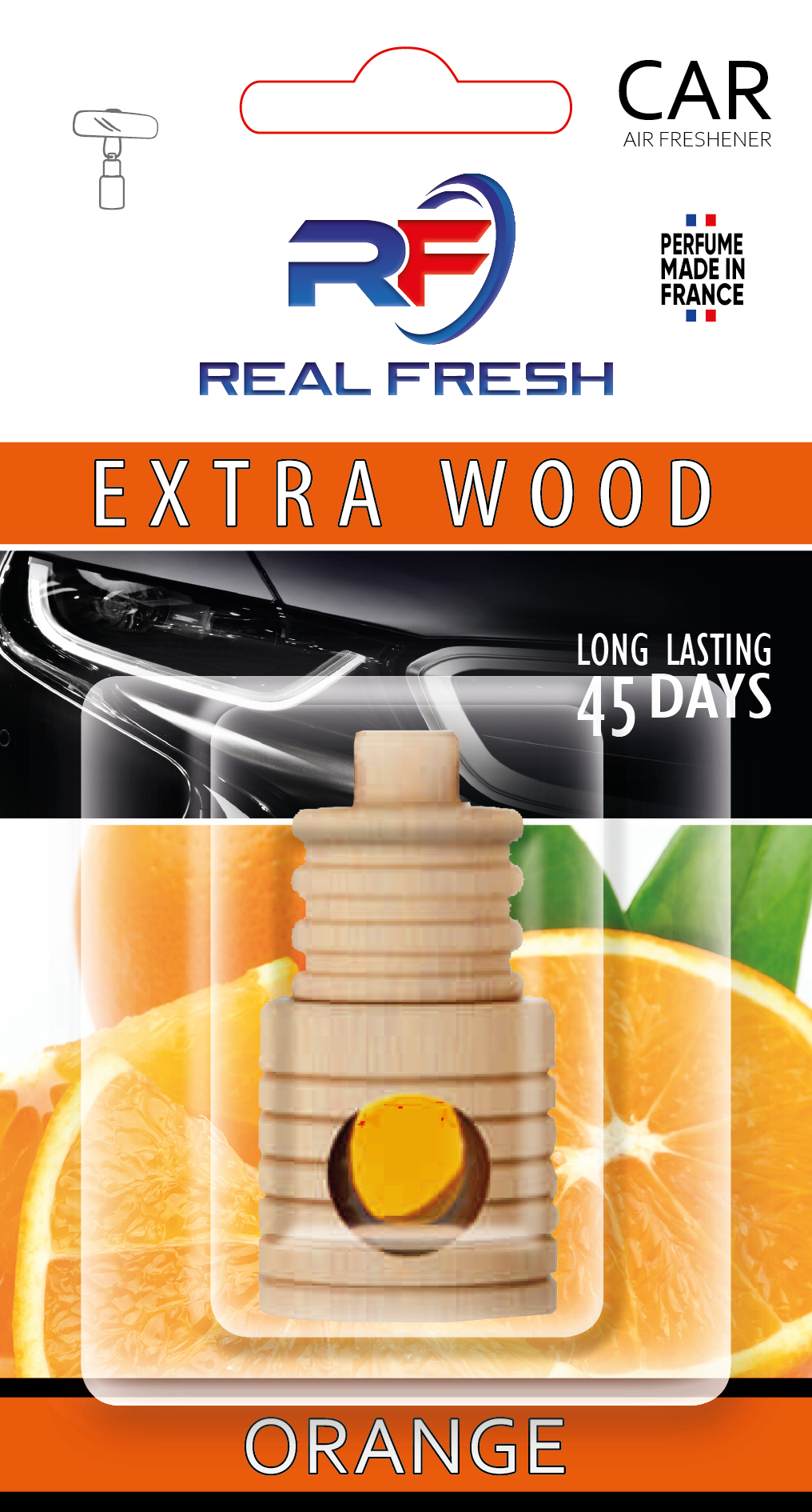 REAL FRESH Extra Wood ORANGE 5ml.