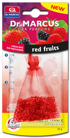 DR MARCUS Gaisa atsvaidzinātājs Red Fruits piekaramais maisiņš
