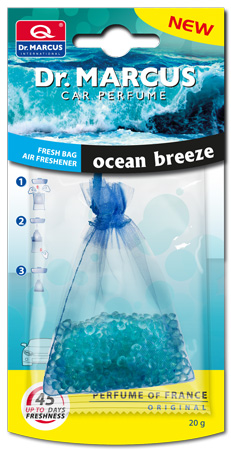 DR MARCUS Gaisa atsvaidzinātājs Ocean Breeze piekaramais maisiņš