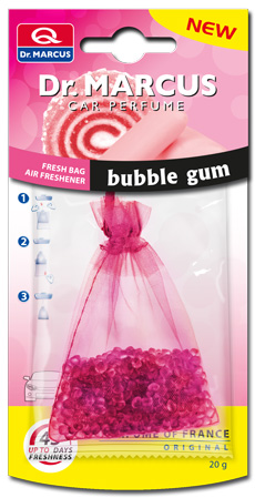 DR MARCUS Gaisa atsvaidzinātājs Bubble Gum piekaramais maisiņš