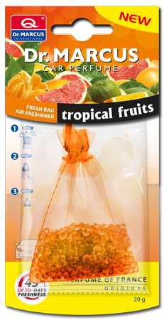 DR MARCUS Gaisa atsvaidzinātājs Tropical Fruits piekaramais maisiņš