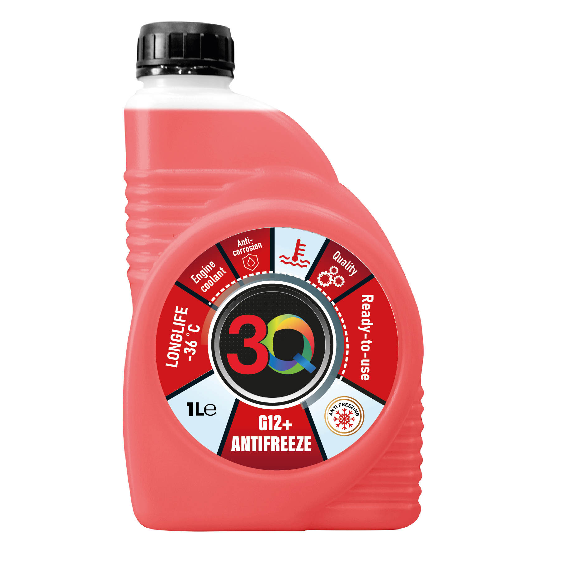 3Q Antifreeze -36C Longlife Sarkans 1L
