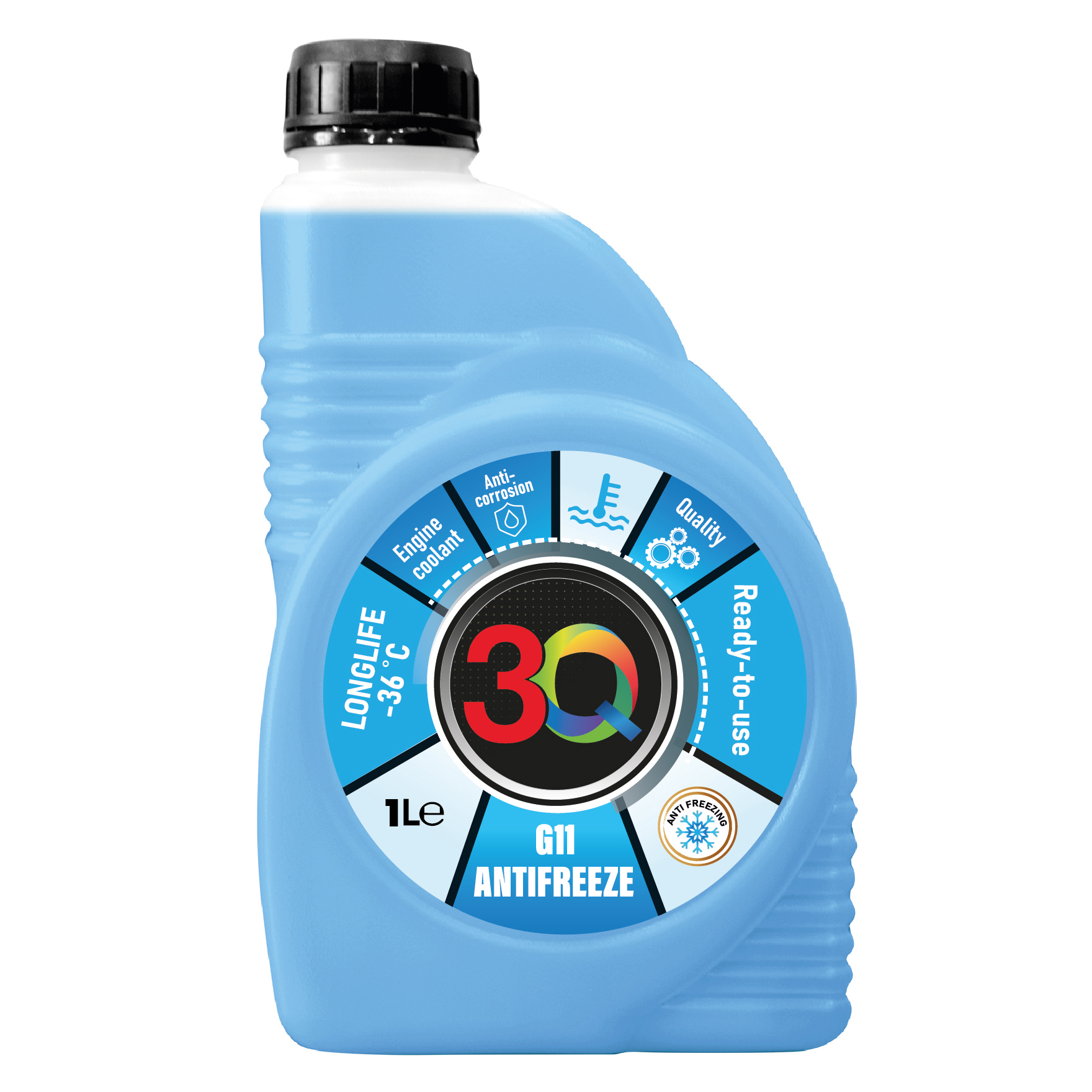 3Q Antifreeze -36C Zils 1L