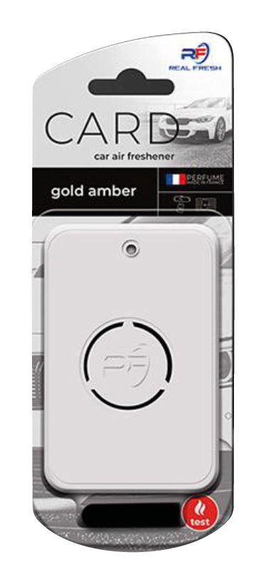 REAL FRESH CARD GOLD AMBER
