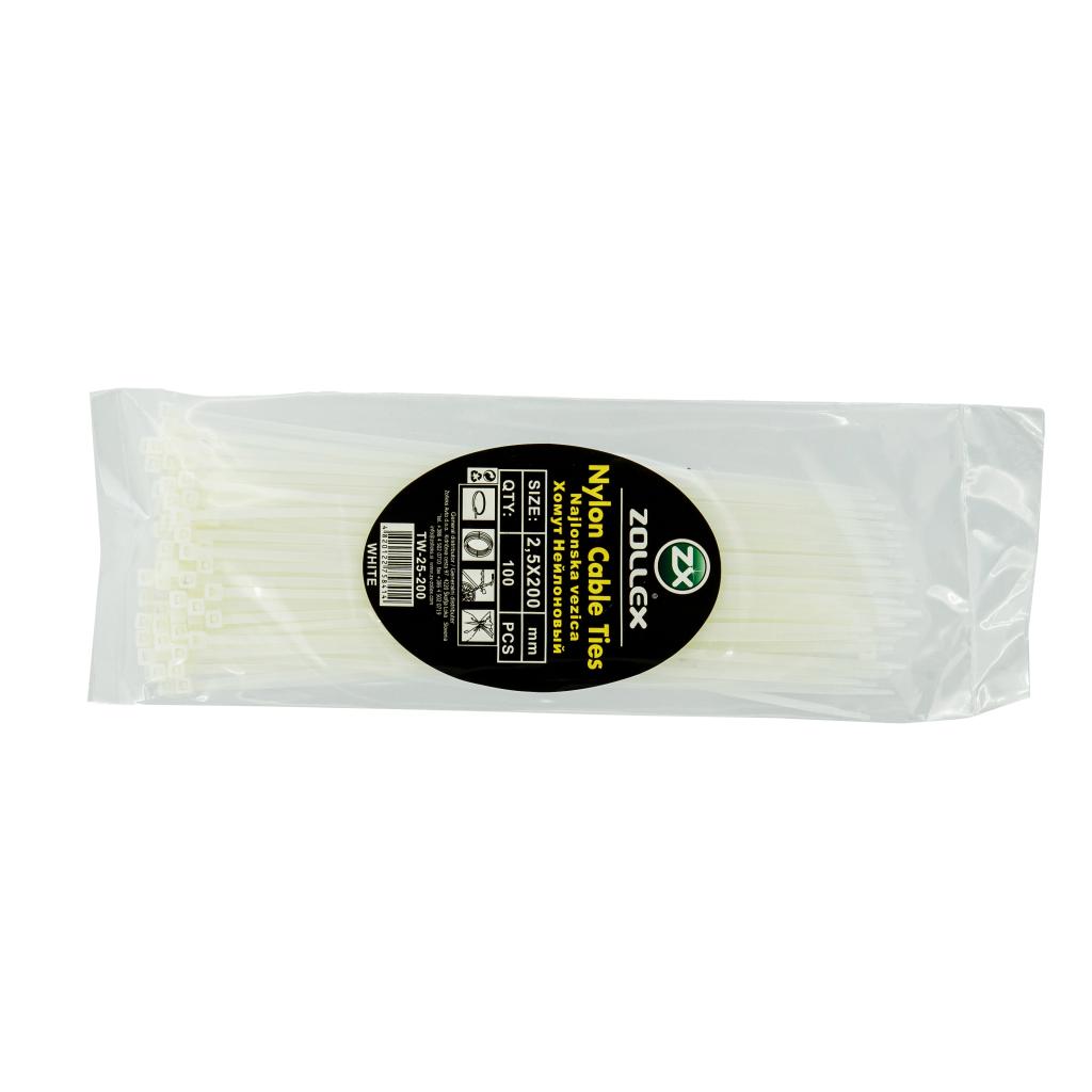 Zollex Plastmasas savilcēji 4,8x300mm. balti 100gb