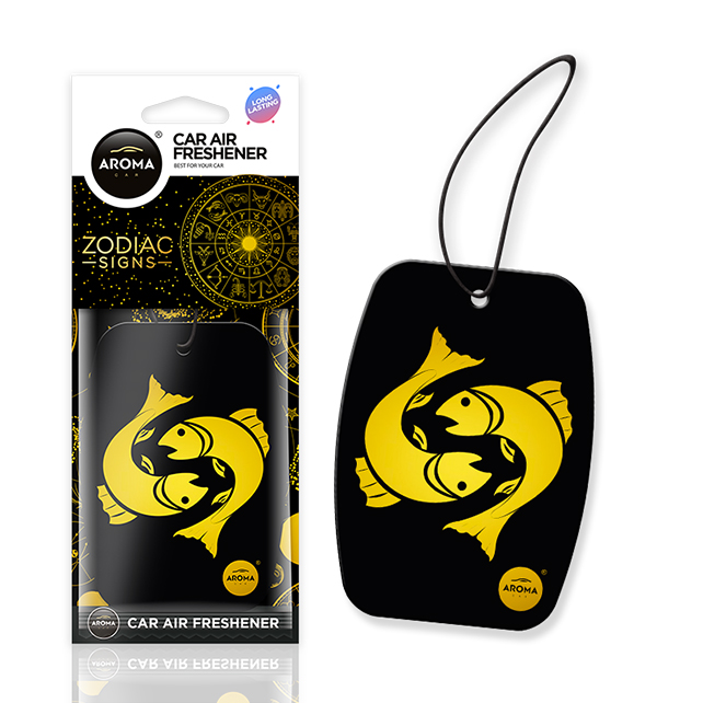AROMA Gaisa atsvaidzinātājs lapiņa Zodiac Zivis-Pisces