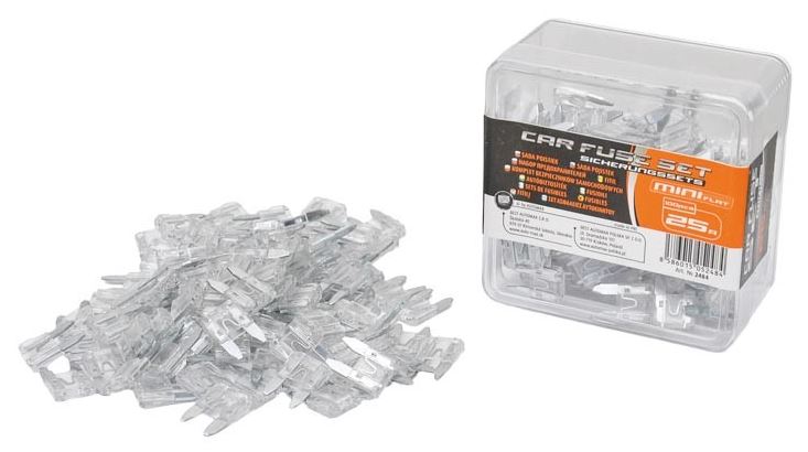Drošinātāji MINI 25A 100gb.