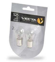 Spuldze S25 21W BA15S 12V VECTA 2gb.                         VECTA