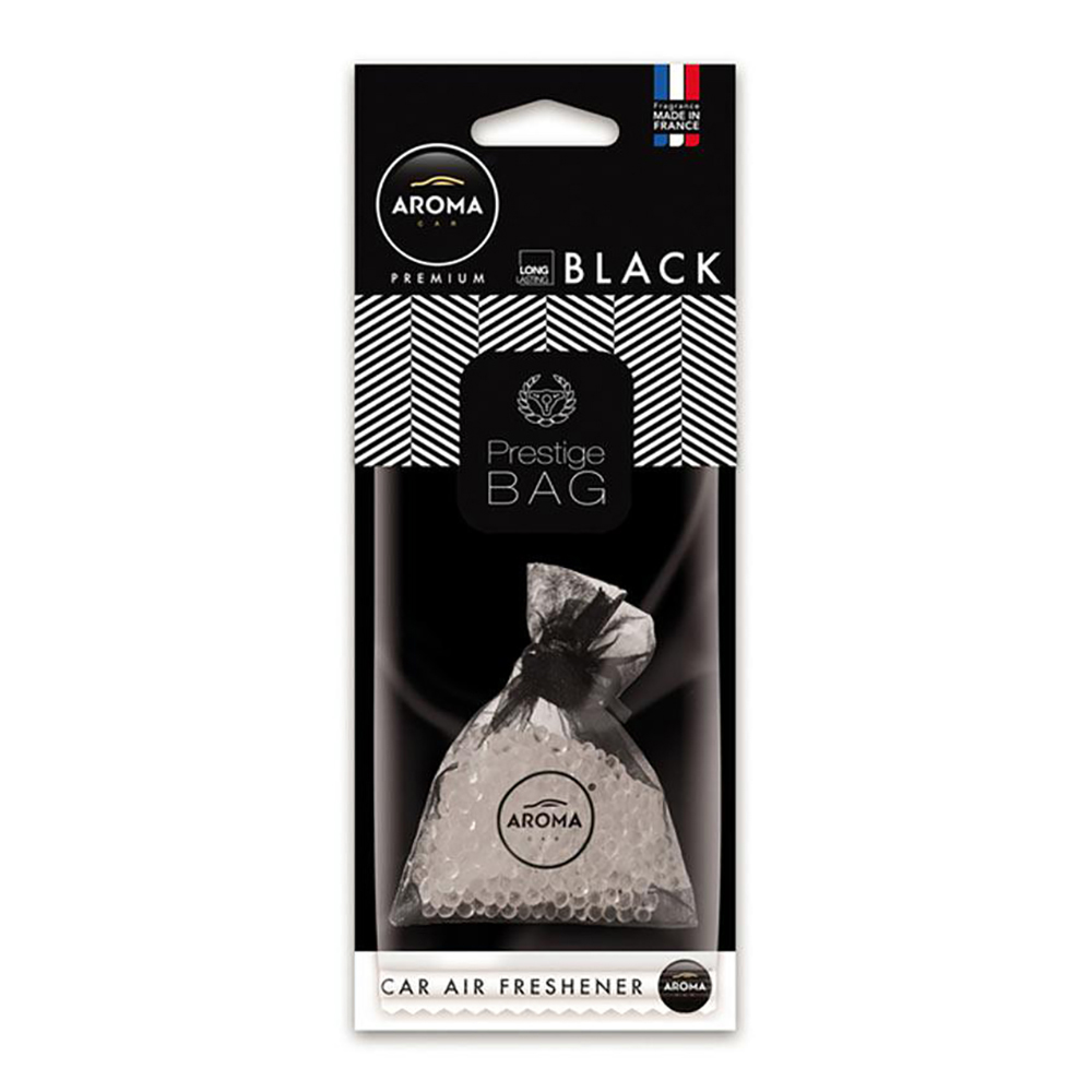 AROMA Gaisa atsvaidzinātājs- granulu maisiņš PRESTIGE Black