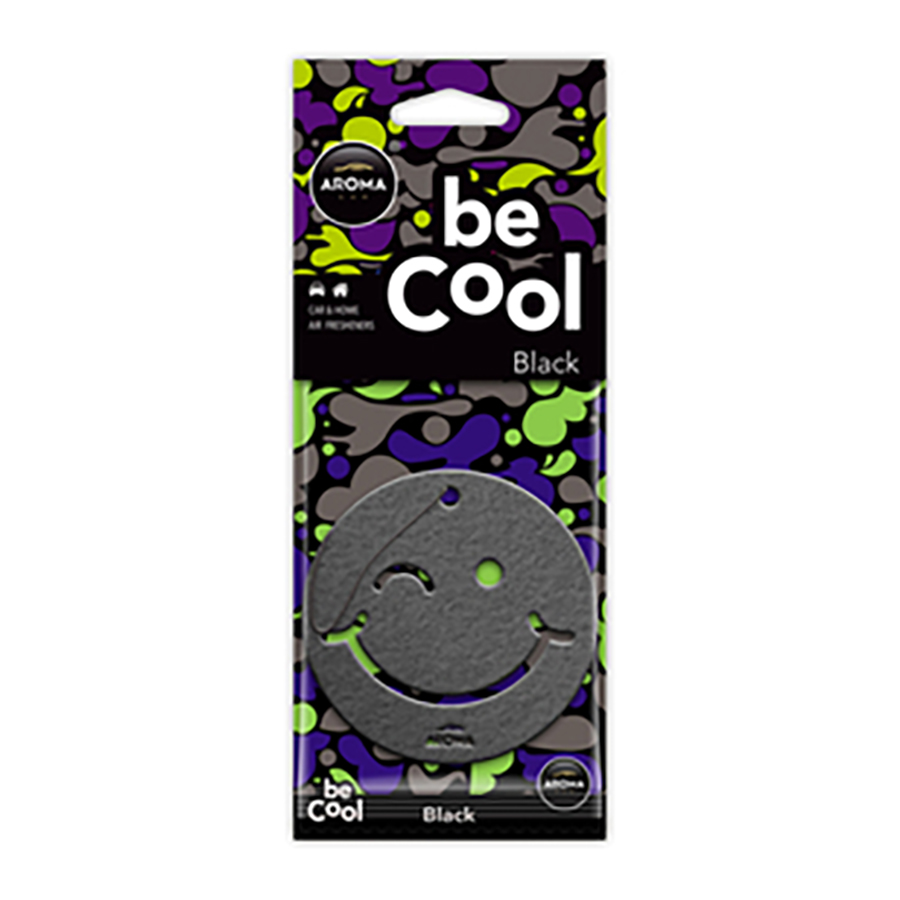 AROMA Gaisa atsvaidzinātājs Be Cool  Smile Black