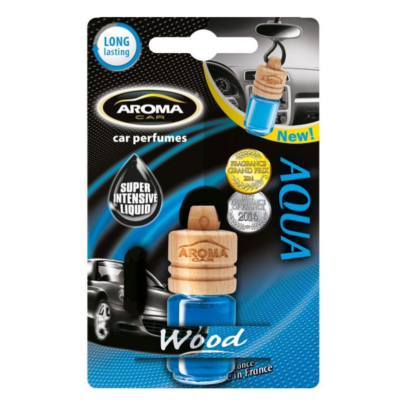 AROMA Gaisa atsvaidzinātājs Wood 6ml pudelīte Aqua