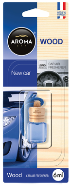 AROMA Gaisa atsvaidzinātājs Wood 6ml pudelīte New car