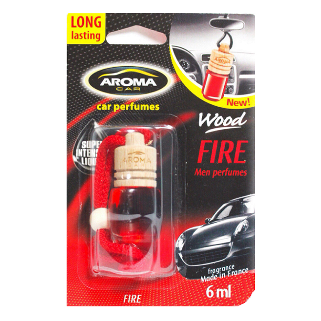 AROMA Gaisa atsvaidzinātājs Wood 6ml pudelīte Fire