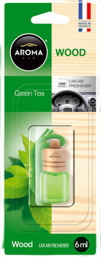 AROMA Gaisa atsvaidzinātājs Wood 6ml pudelīte Green tea