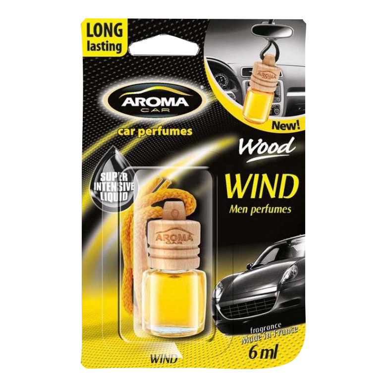 AROMA Gaisa atsvaidzinātājs Wood 6ml pudelīte Wind