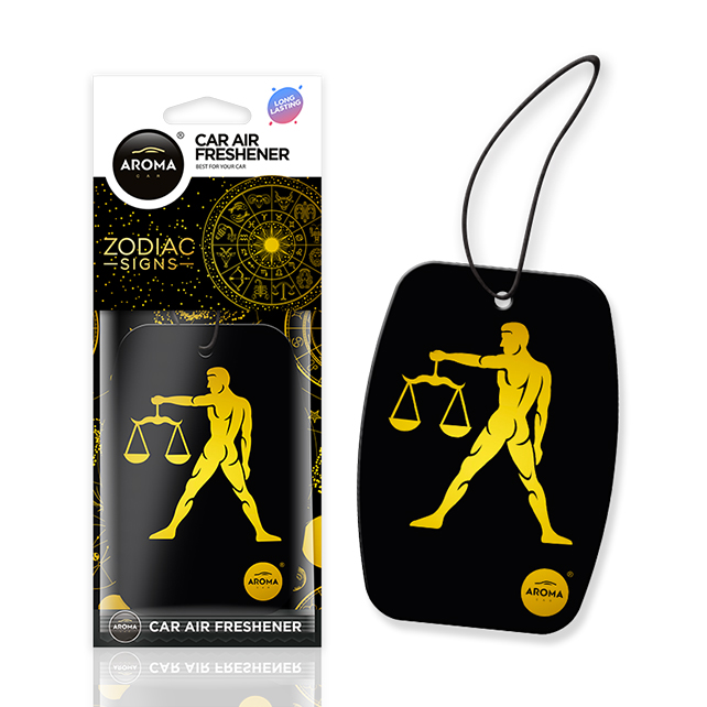 AROMA Gaisa atsvaidzinātājs lapiņa Zodiac Svari-Libra