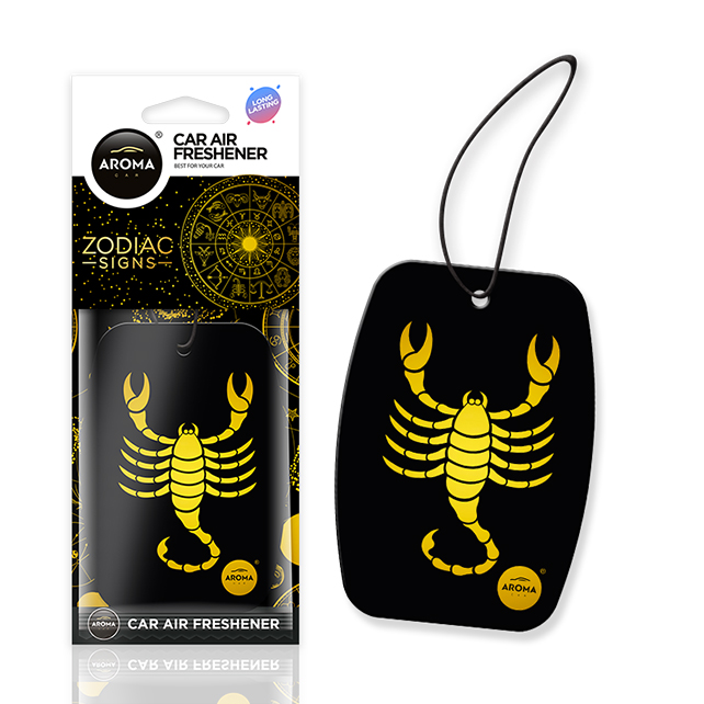 AROMA Gaisa atsvaidzinātājs lapiņa Zodiac Skorpions-Scorpio